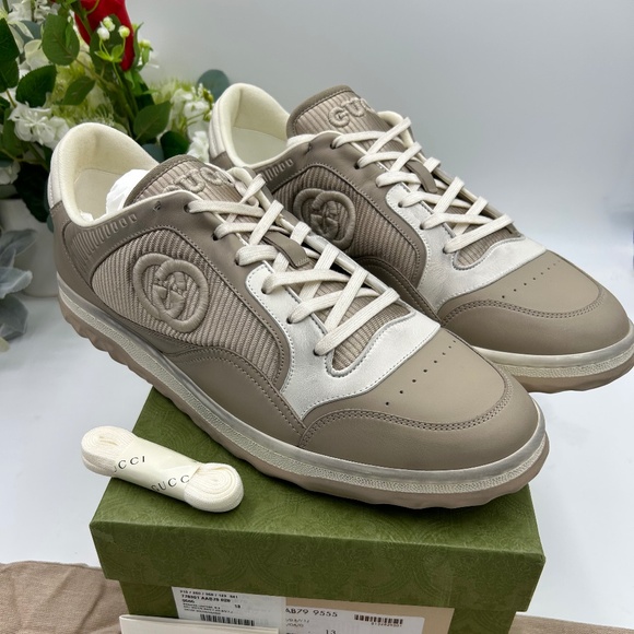 Gucci Other - Men’s Gucci Mac 80 Dune Color Way low top sneakers size 13 made in Italy